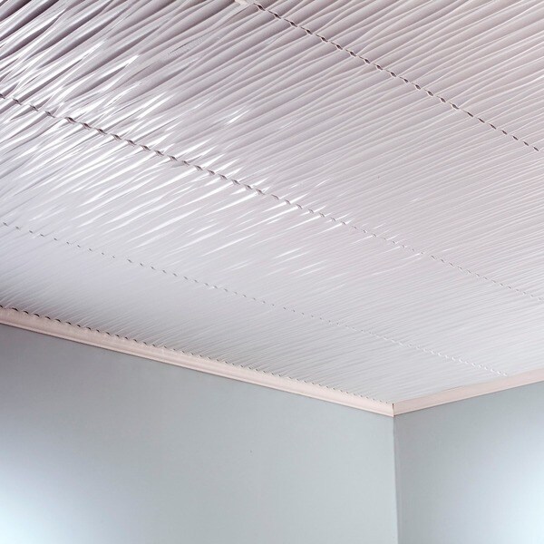 Fasade Dunes Vertical Matte White 2 Feet X Glue Up Ceiling Fasade Dunes Vertical Matte White 2 Feet X Glue Up Ceiling