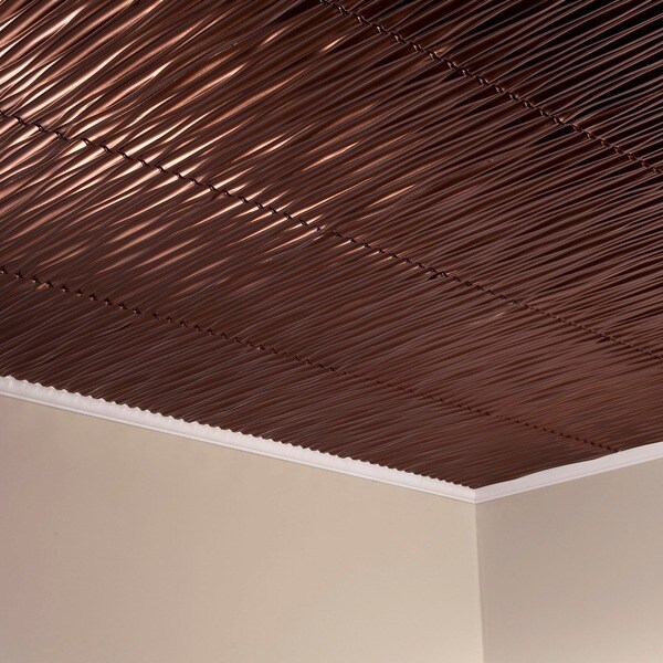 Shop Fasade Dunes Vertical Oil Rubbed Bronze 2 Feet X 2 Feet Glue