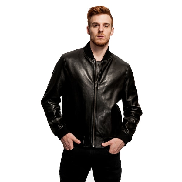 Shop Mason & Cooper Marshall Leather Jacket - On Sale - Free Shipping ...
