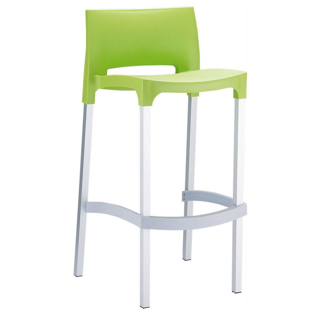 Gio Indoor/Outdoor Stacking Barstool (Set of 4)
