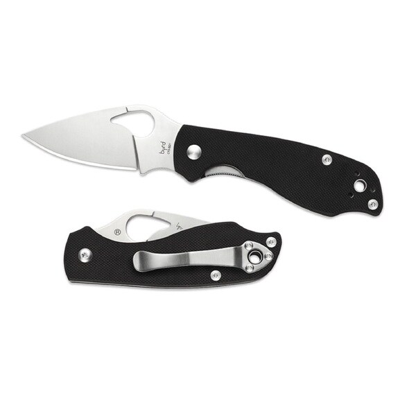 Spyderco Crow 2 Folding Knife with 2.78-inch Plain Edge Blade