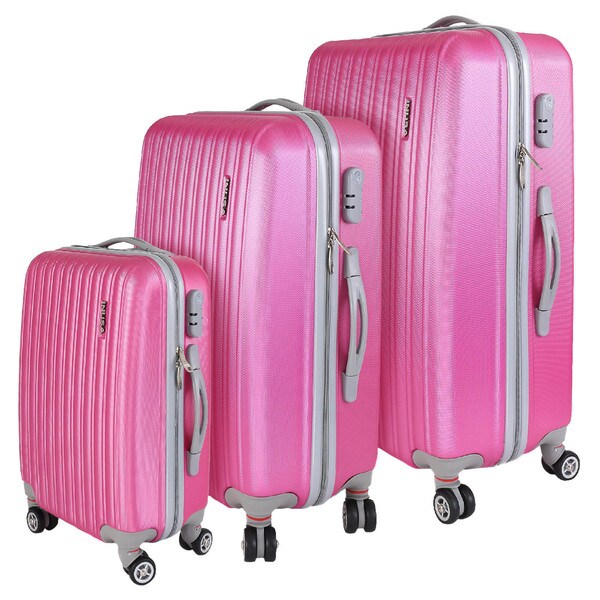 Shop InUSA Houston collection 3piece Lightweight Hardside Spinner