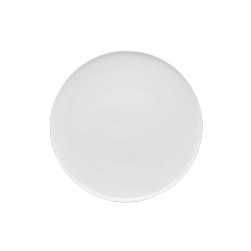 Every Time White Coupe Platter 12"