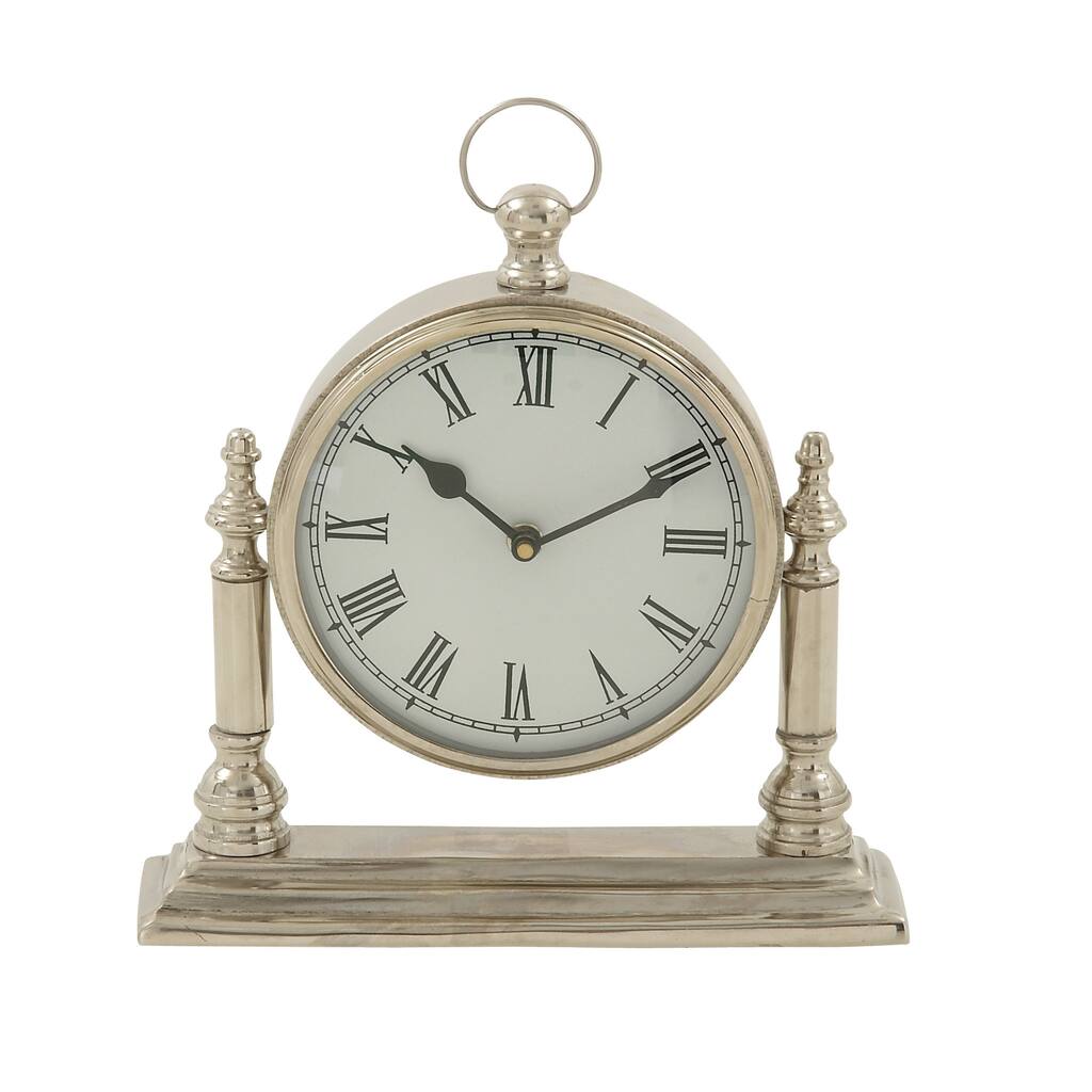 10-inch Aluminum Table Clock