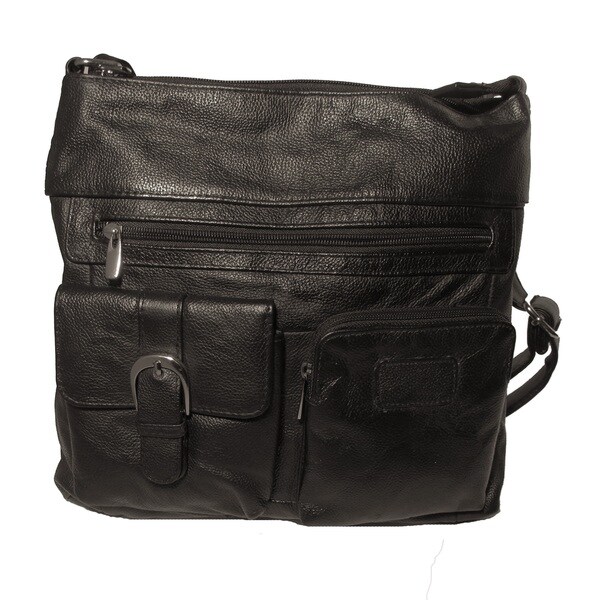 large black handbag with shoulder strap