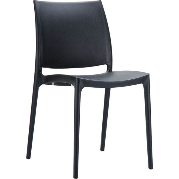 Shop Maya Indoor/ Outdoor Stacking Chair (Set of 4) Free Shipping Today 10399162