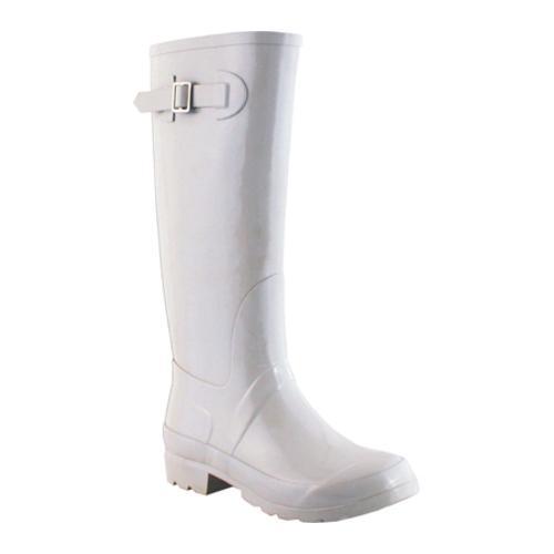 beige rain boots