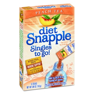 diet snapple singles to go raspberry tea ingredients