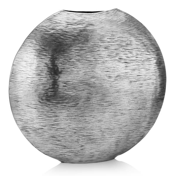 Gordo Large Silver Metallic Vase