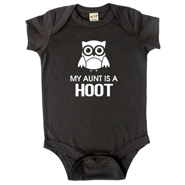 Rocket Bug 'My Aunt is a Hoot' Baby Bodysuit