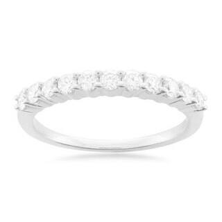 Platinum Wedding Rings For Less Montebello Platinum 1 2ct Tdw Round Cut White Diamond Wedding Band