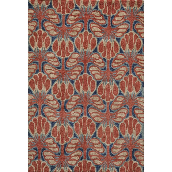 Momeni Rio Red Hand-Tufted Rug - 8' x 10'