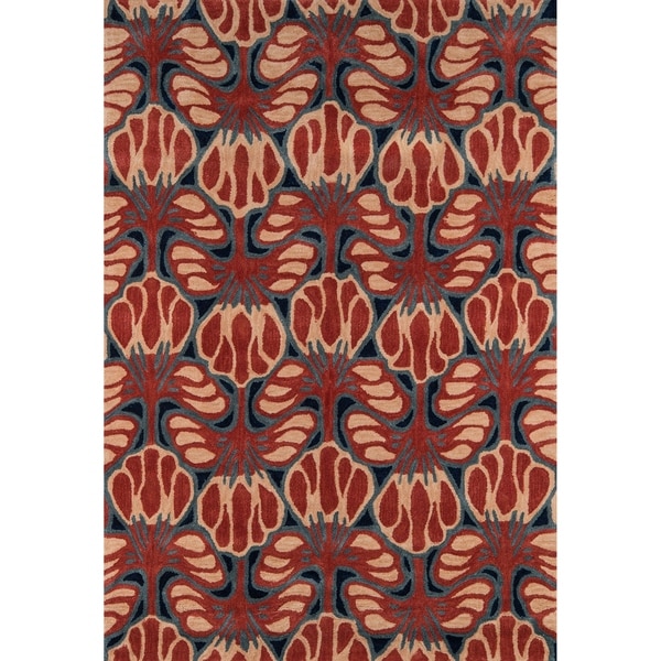 Momeni Rio Red Hand-Tufted Rug - 8' x 10'