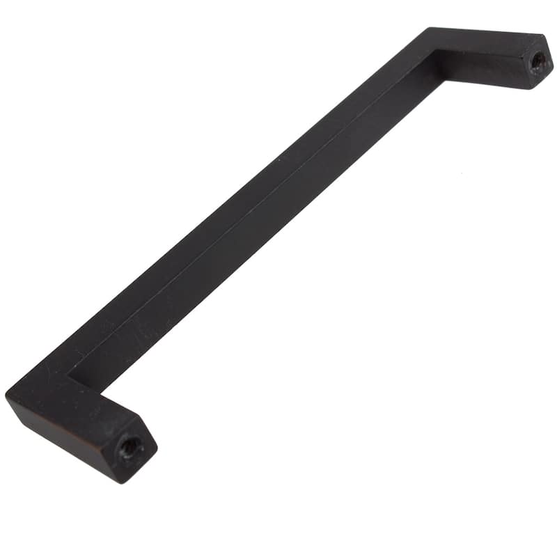 GlideRite 5-inch Oil Rubbed Bronze Solid Square Cabinet Bar Pull Handle (Pack of 10 or 25)