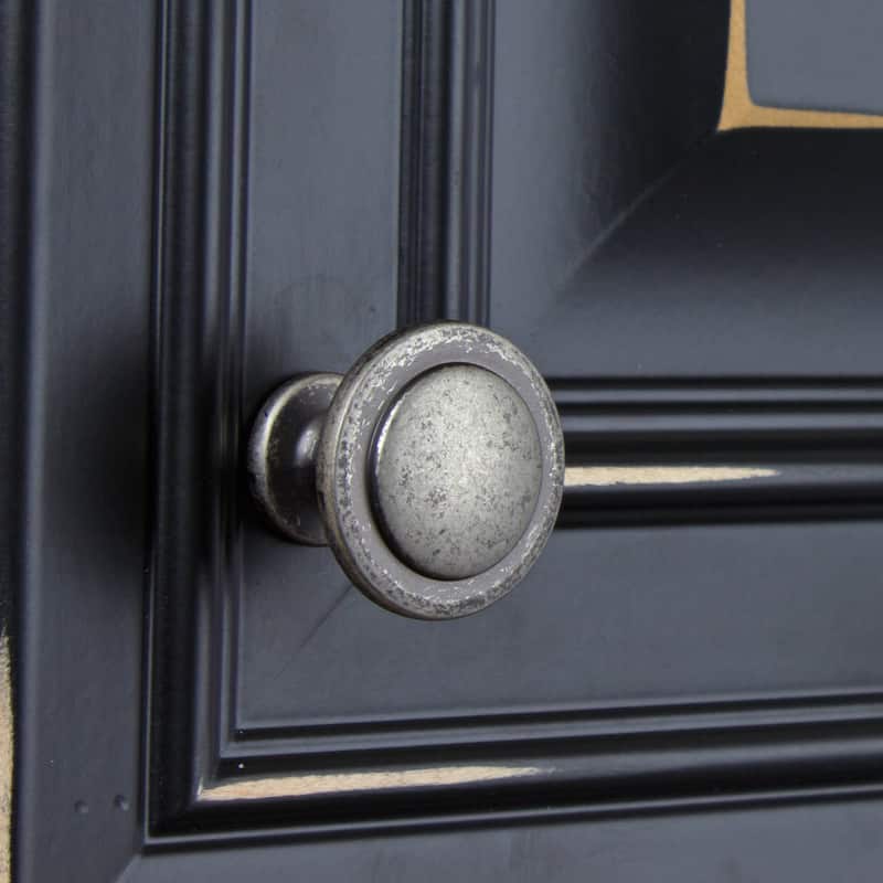 GlideRite 1.25-inch Weathered Nickel Classic Round Ring Cabinet Knob (Pack of 10 or 25)