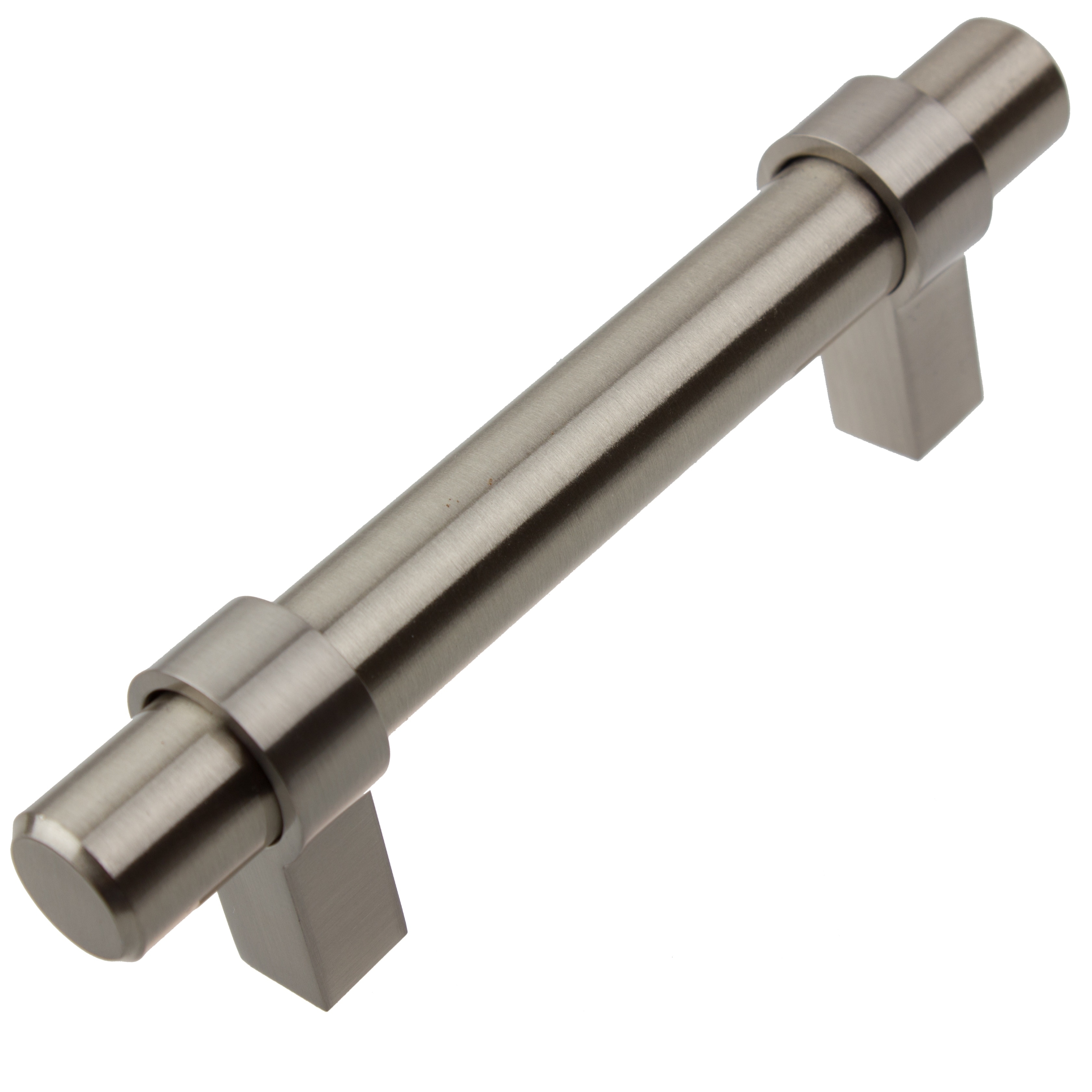 Shop GlideRite 3inch CC Solid Stainless Steel Finish Euro Bar