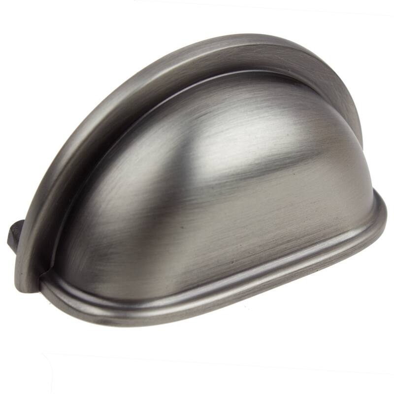 GlideRite 3-inch CC Satin Pewter Classic Bin Pull - Satin Pewter - Pack of 10