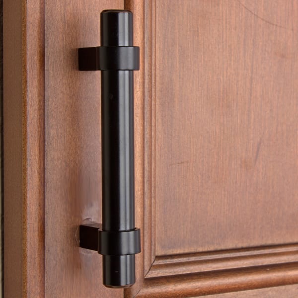 Shop Gliderite 3 Inch Cc Solid Oil Rubbed Bronze Euro Cabinet Bar