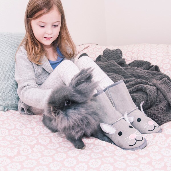 Muk Luks Kids' Trixie Bunny Boots 