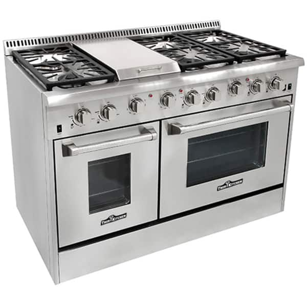 Shop Thor Kitchen 48 Inch Stainless Steel Professional Gas Range