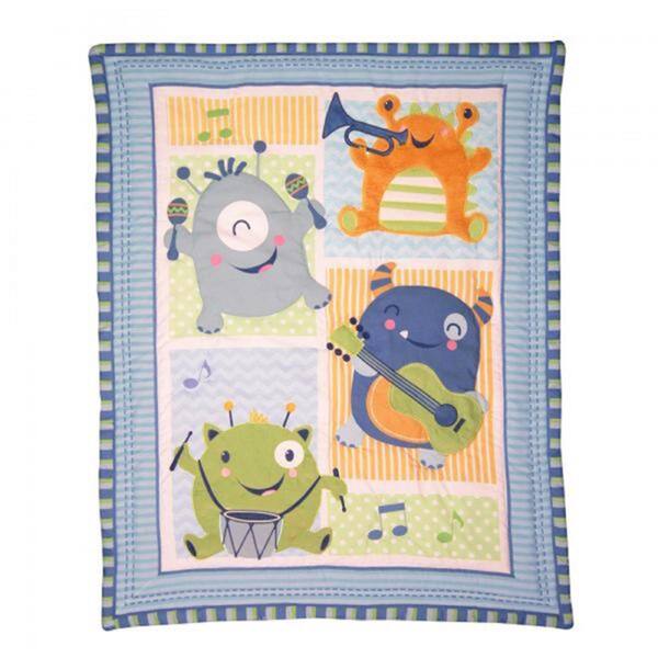 Shop Baby S First Monsters Party 4 Piece Crib Bedding Set