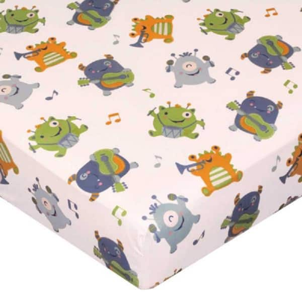 Shop Baby S First Monsters Party 4 Piece Crib Bedding Set