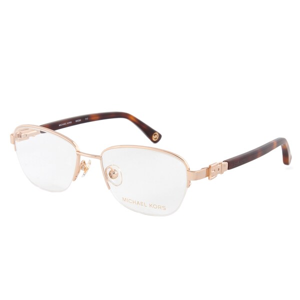 Michael Kors Mk364 717 Optical Eyeglasses Frame Gold Size 51 Free Shipping Today Overstock