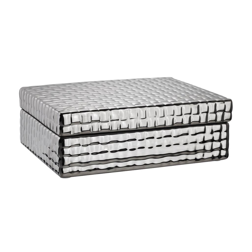 Dimond Home Textured Ceramic Jewelry Box