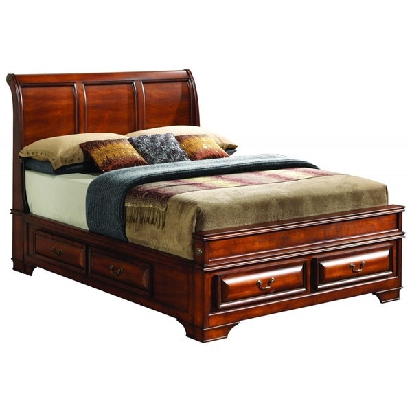 Liberty Hamilton Cinnamon Storage Sleighbed