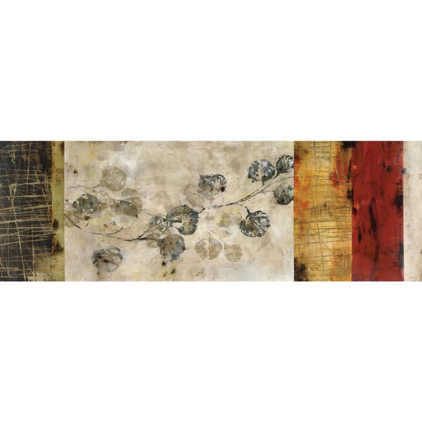 Shop Portfolio Canvas Decor Dysart 'Bamboo Light I' 12x36 Framed Canvas Wall Art (Set of 2