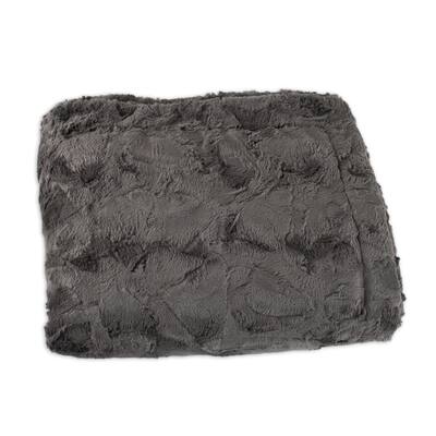 Charcoal Animal Print Throw