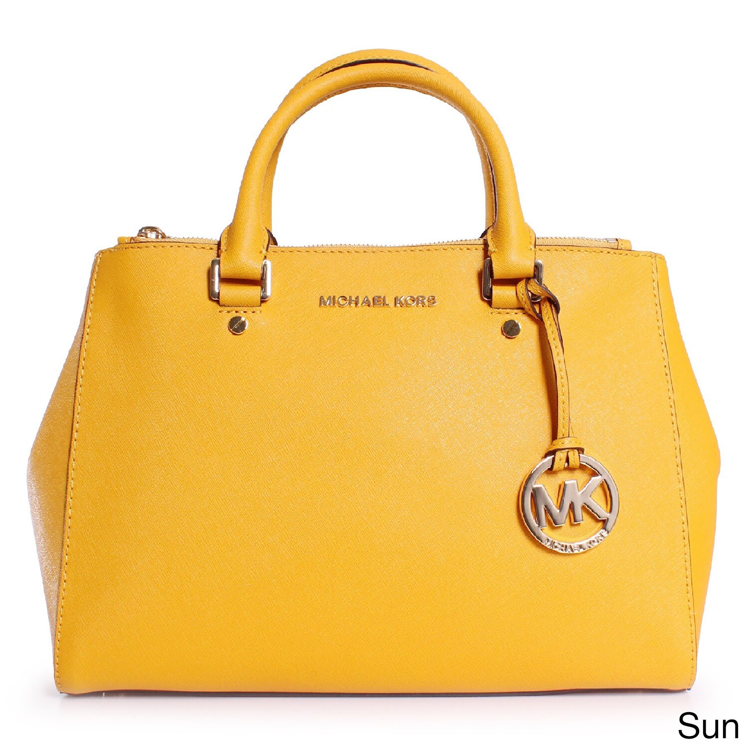 michael kors yellow satchel