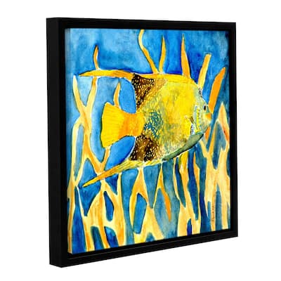 ArtWall Derek Mccrea 'Tropical Fish' Gallery-wrapped Floater-framed Canvas