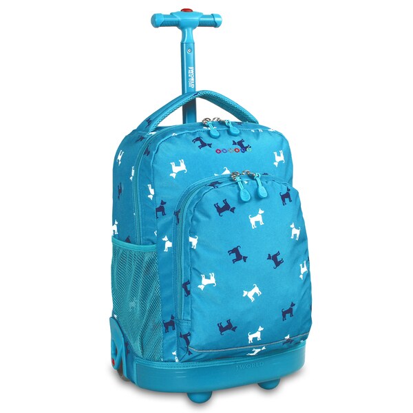 J World Puppy Sunny 17-inch Rolling Backpack