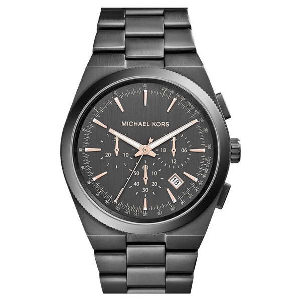 michael kors men's ion plated bracelet watch