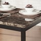preview thumbnail 6 of 14, Darcy Faux Marble Top Metal 5-Piece Dining Set by iNSPIRE Q Bold
