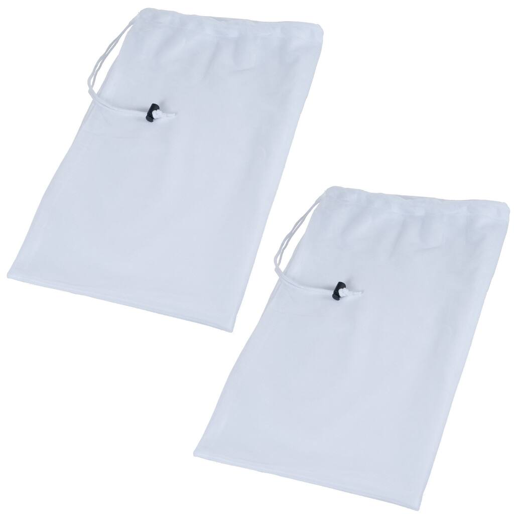 Windsor Home White Mesh Laundry Bags - Set of 2