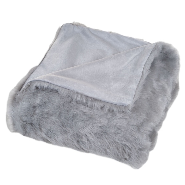Windsor Home Luxury Long Haired Faux Fur Throw