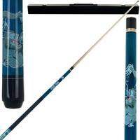 Dragon 2 Piece Billiard Cue Stick with Case by Trademark Gameroom