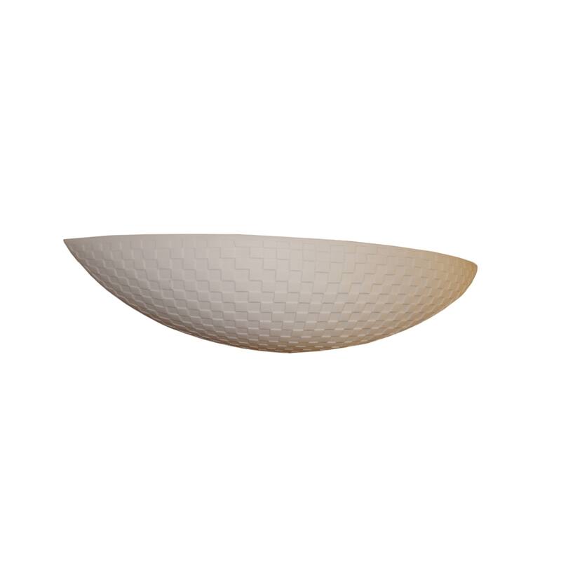 Limoges 2-light Checkerboard Impression ADA Wall Sconce