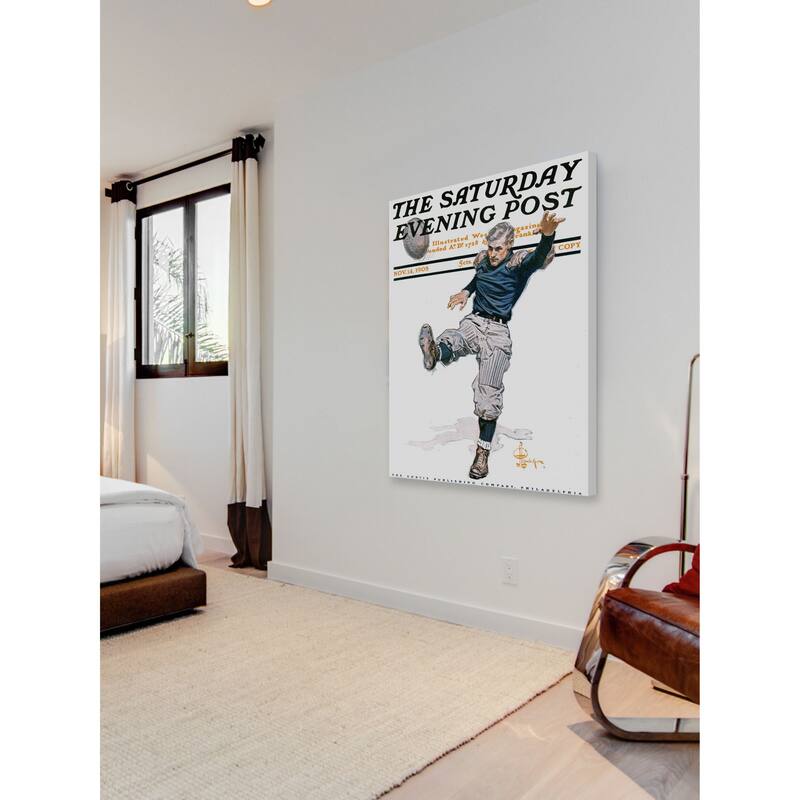 Marmont Hill - "Football Kickoff" by J.C. Leyendecker Painting Print on Canvas