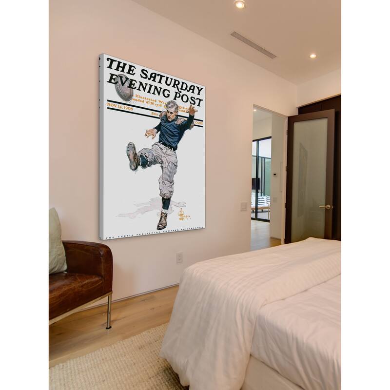 Marmont Hill - "Football Kickoff" by J.C. Leyendecker Painting Print on Canvas