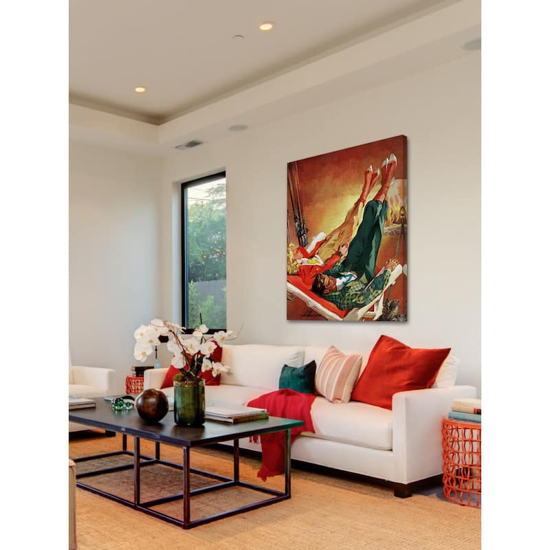 Marmont Hill - "Apres Ski" by Ski Weld Painting Print on Canvas - Multi-Color