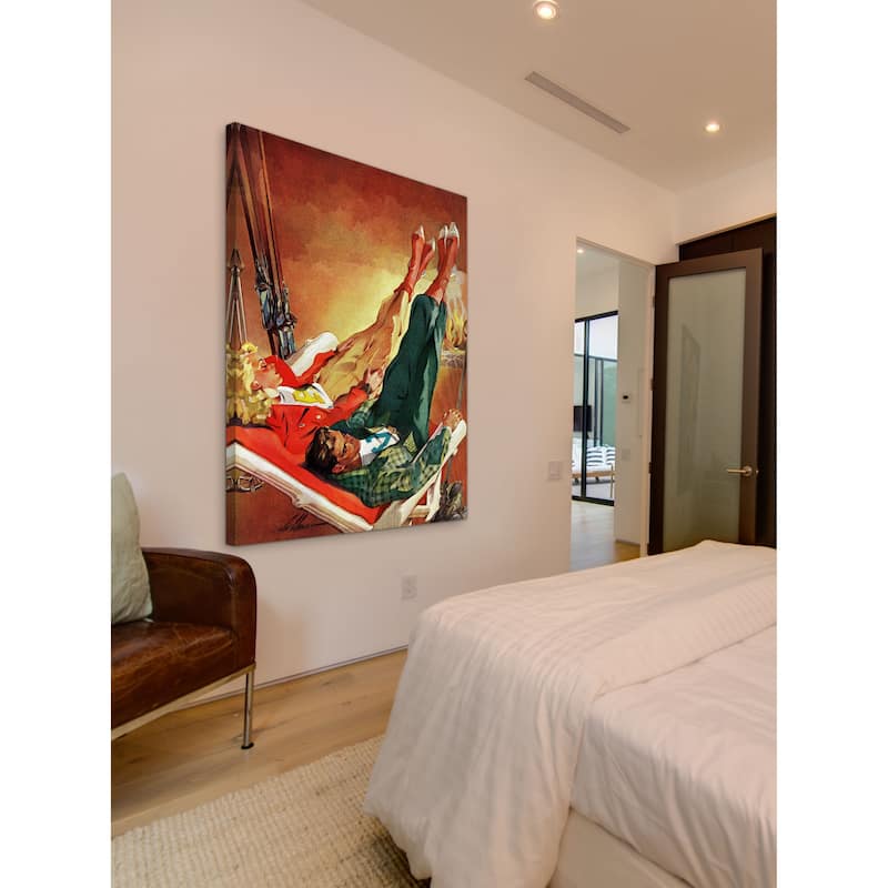 Marmont Hill - "Apres Ski" by Ski Weld Painting Print on Canvas - Multi-Color