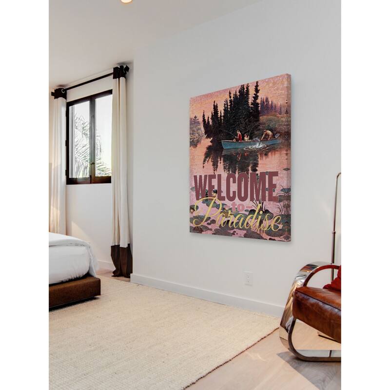 Marmont Hill - "A Fine Catch" by Saturday Evening Post Painting Print on Canvas - Multi-Color