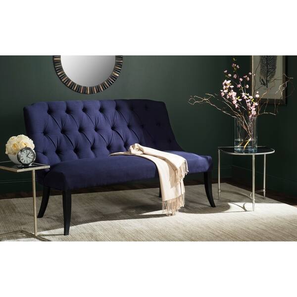 Shop Safavieh Valerie Navy Blue Settee 0 On Sale Free