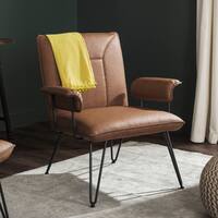 Safavieh Mid-Century Modern Johannes Camel Arm Chair