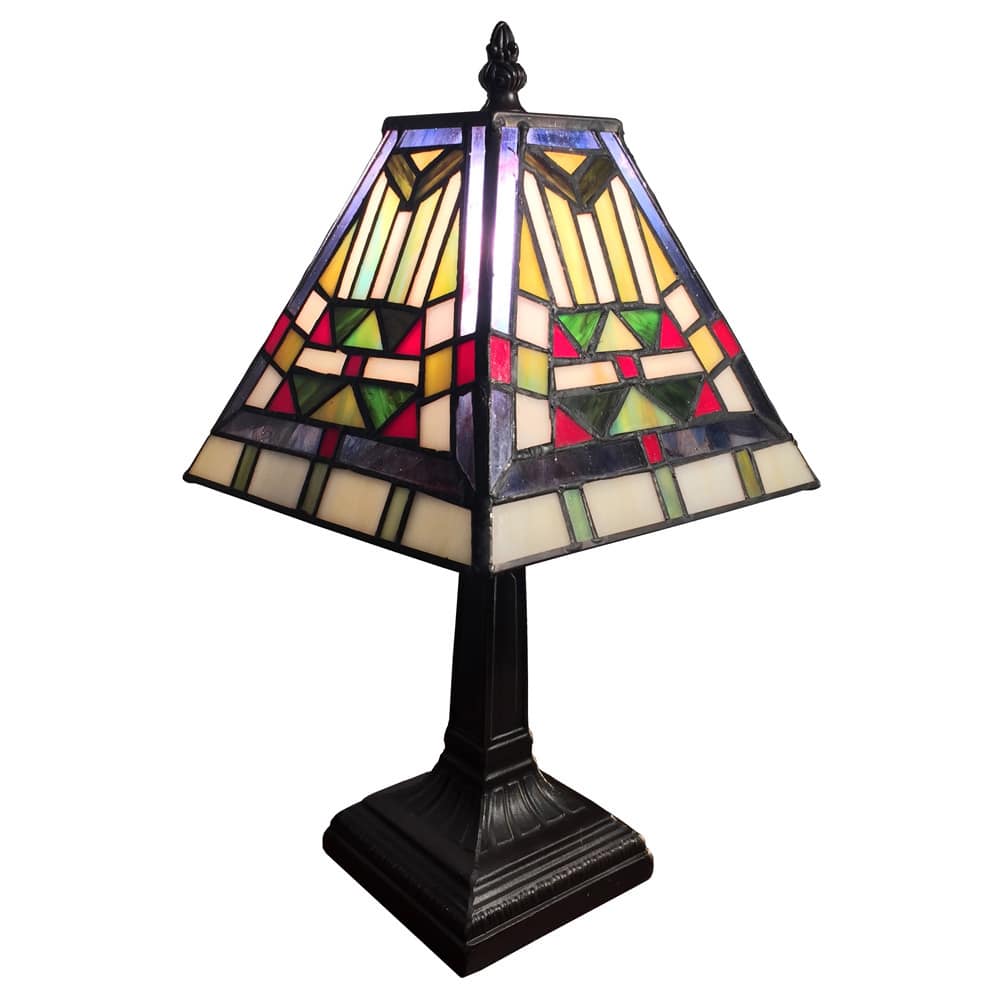 Warehouse of Tiffany Alaina 1-light Tiffany-style 7.5-inch Table Lamp