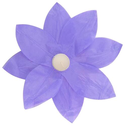 Floating Lotus Lanterns Purple (6 Count)