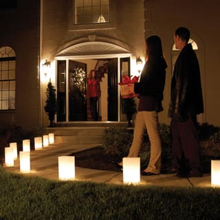 LumaBase White Lantern String Lights